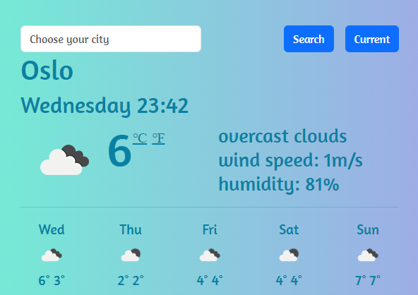 weather app image